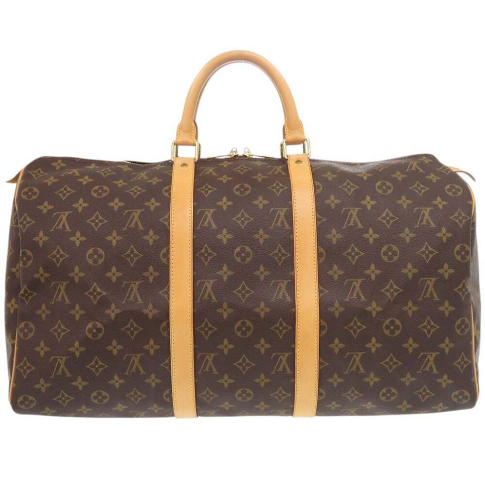 LOUIS VUITTON Brown Monogram Keepall 50 Boston Bag - Picture 2 of 10